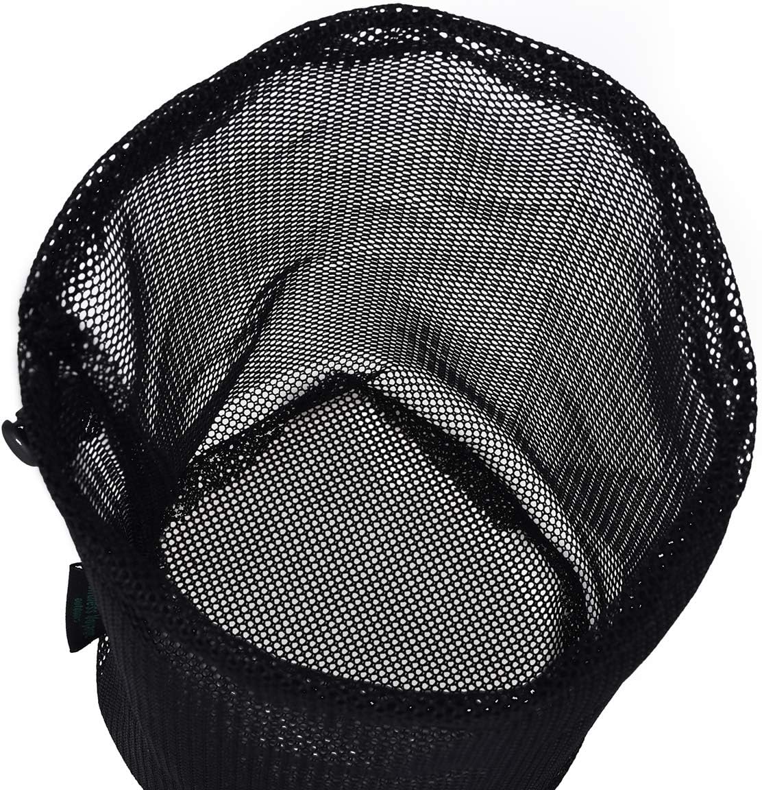 iBasingo Black Drawstring Bags Mesh Bag Nylon Sack Durable Net Bag Small Travel Stuff Sack Mesh Storage Ditty Bag for Cosmetics Shower Gels Ball 5 pieces/lot - Image 5