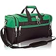 DALIX 17" Blank Duffle Bag Duffel Bag Travel Size Sports Durable Gym Bag