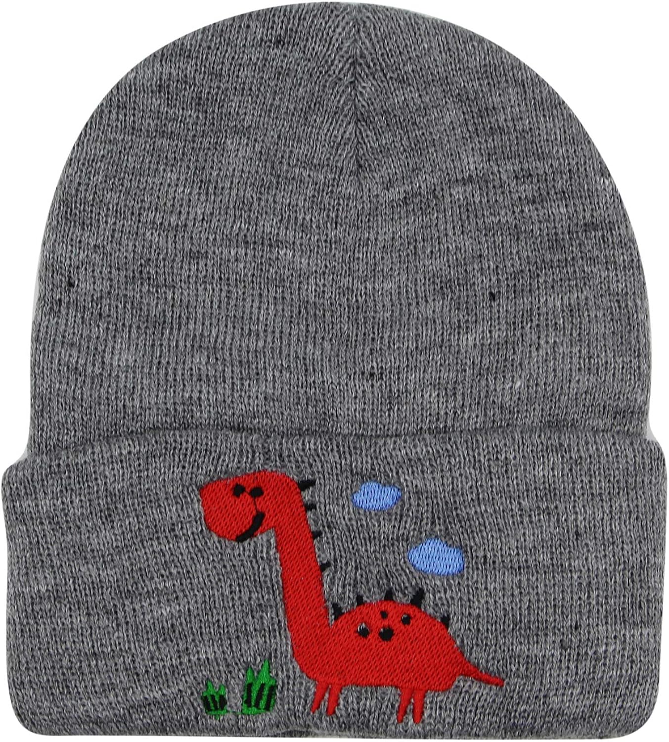 Buy AIBEARTY Baby Knitted Beanie Hat Embroidery Dinosaur Cozy Winter