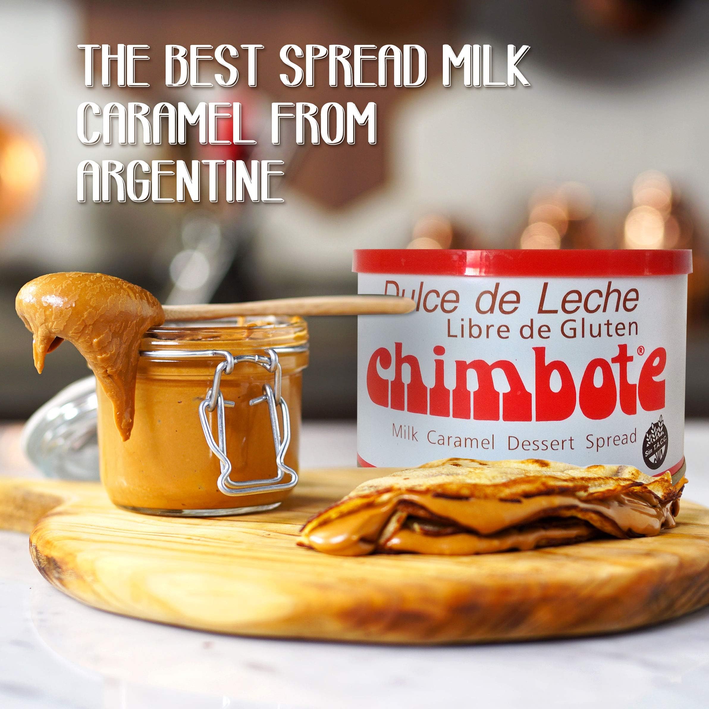 Chimbote Milk Caramel Free Gluten From Argentine 17.63 oz - 500gs Chimbote Dulce de leche Libre de Gluten el Mejor de Argentina