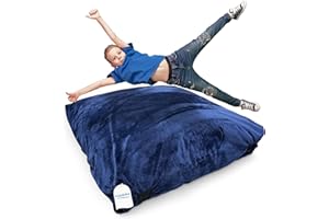 Foamma Crash Pad - Sensory Pad with Foam Blocks for Kids and Adults with Extreme Comfortable Fabric and Washable Cover, Ideal