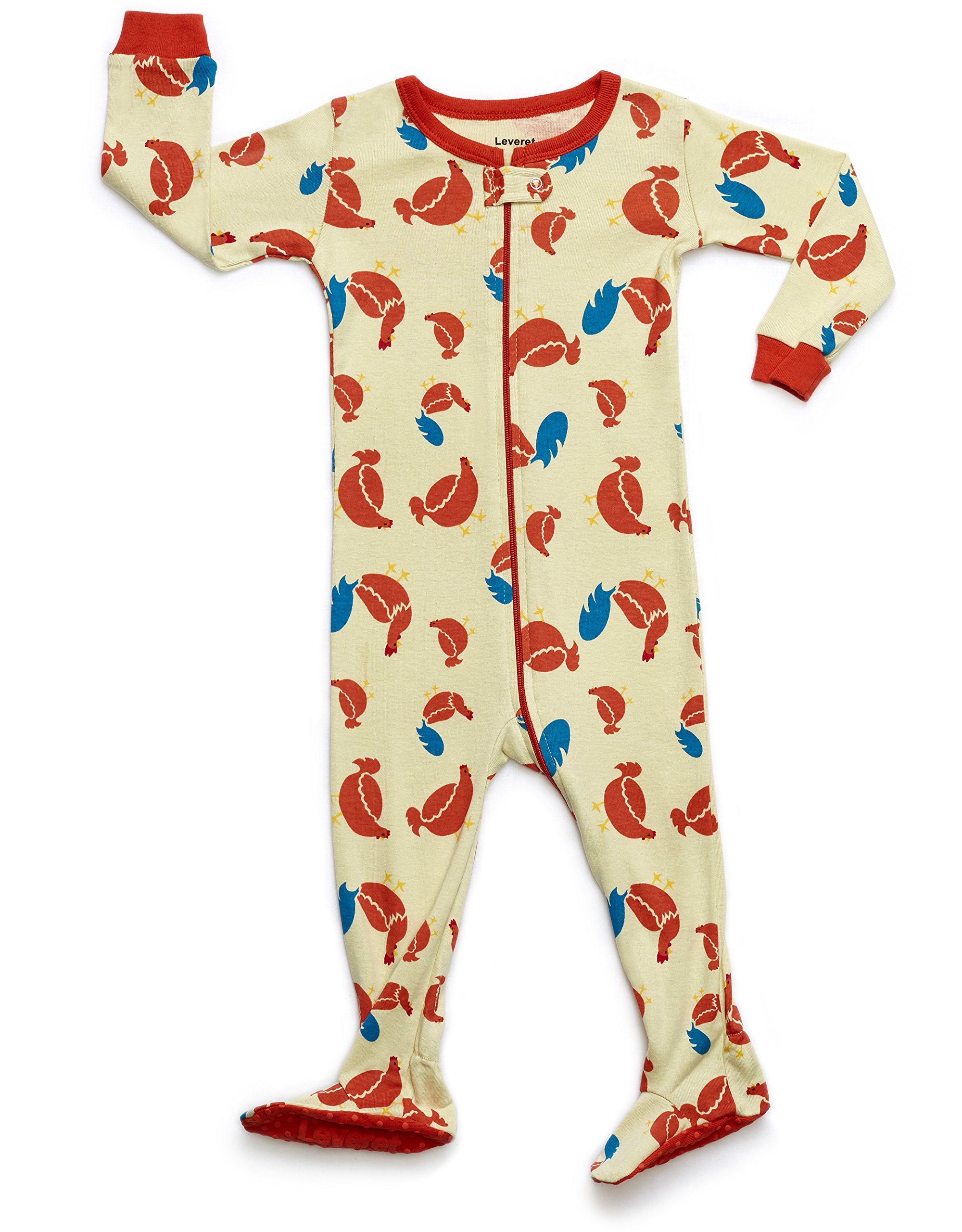 organic cotton footed pajamas