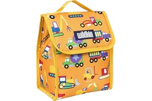 Wildkin Kids Insulated Lunch Bag – Reusable, Ideal for Hot/Cold Snacks, School & Travel - Under Construction