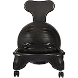Ball Chair, LuxFit Premium Fitness Exercise Ball Chair For Home And Office 3 Year Warranty! Great Office Desk Chair, and Stability Ball Chair