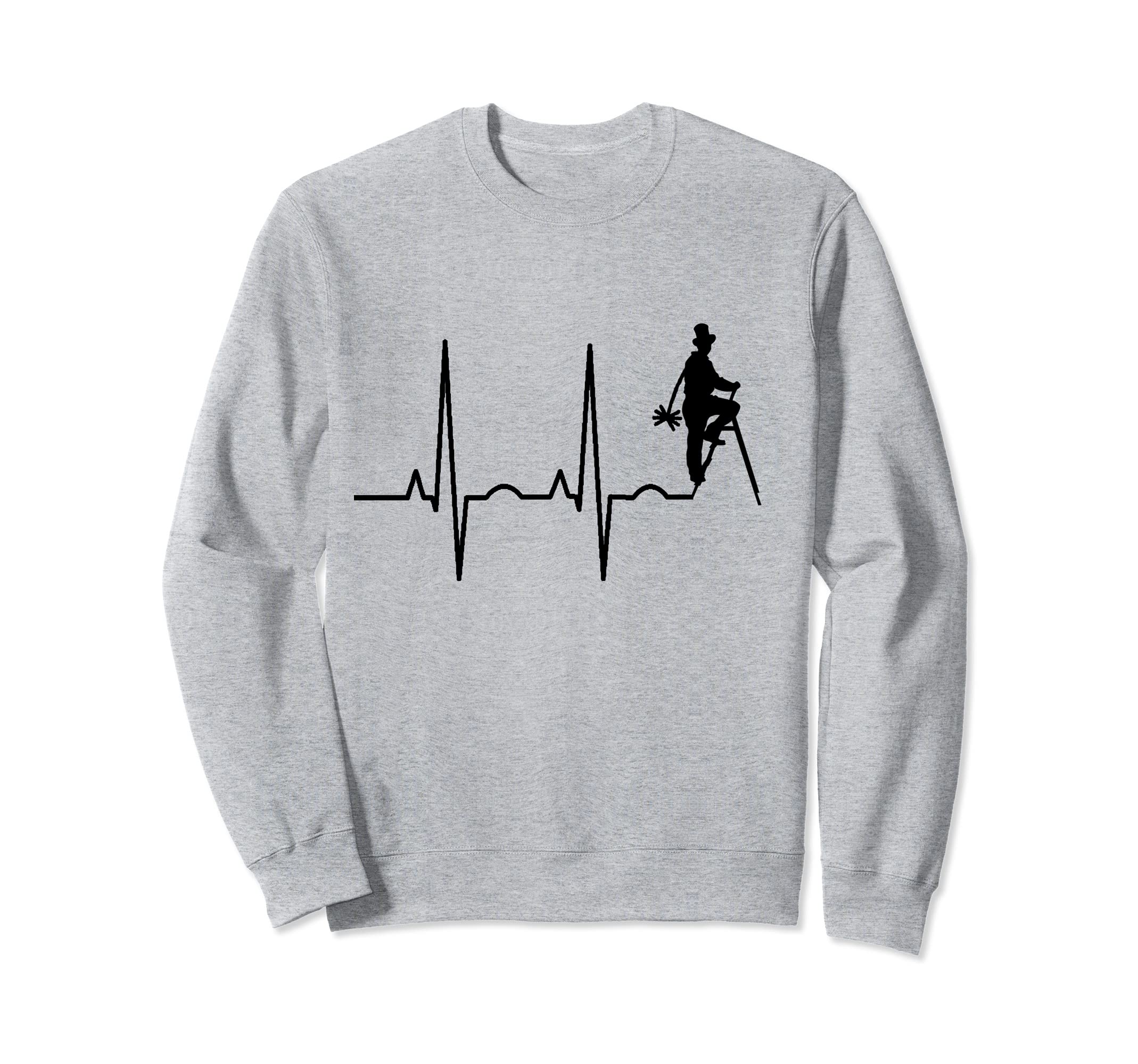 Chimney Sweep Heartbeat Fireplace Flue Cleaner Sweatshirt