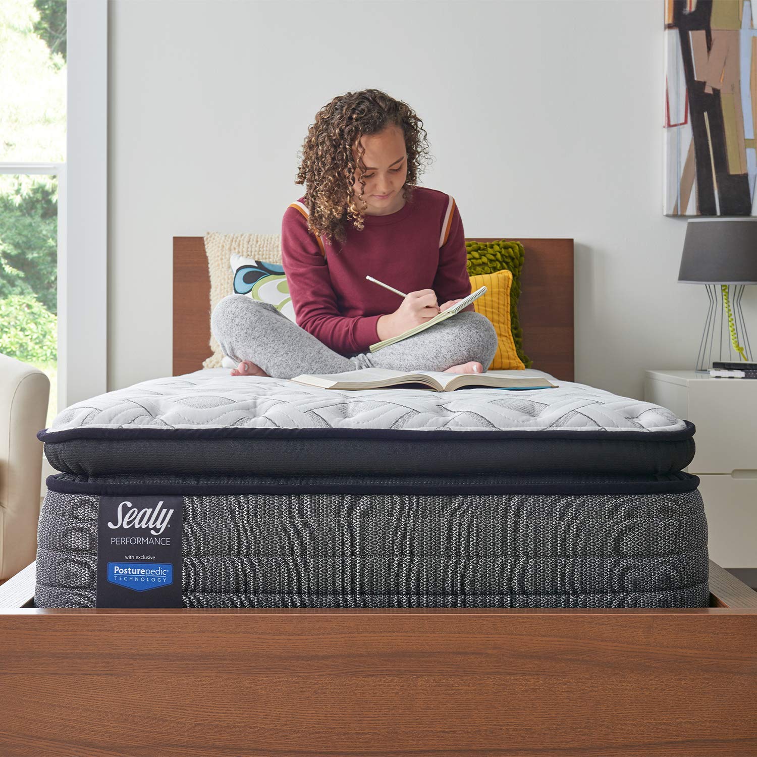 Sealy Response Performance 14-Inch Cushion Firm Pillow Top Mattress, Twin