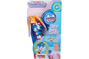 Flying Heroes 07981 Sonic The Hedgehog Flash Pull the Cord to Watch Them Fly Action Toy Ideal Gift for Boys Ages 4-7 Years Ol