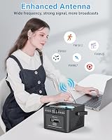 GREADIO Portable CD Player Boombox Bluetooth FM 5000mAh Battery view 7