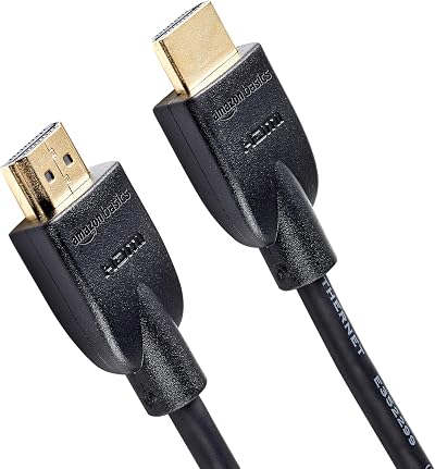 Amazon Basics 6ft HDMI Cable 4K@60Hz High-Speed 2.0 Cord for PS5/Xbox
