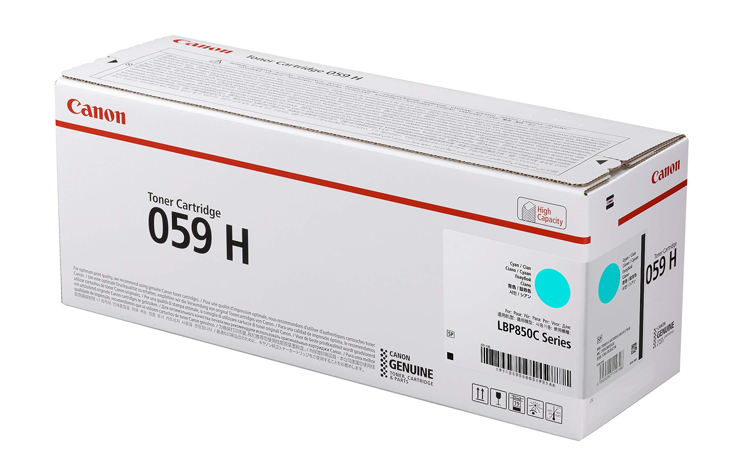 Canon CRG-059HCYN Toner Cartridge 059H C High Range Cyan