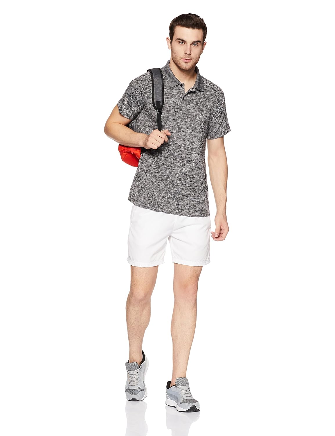 adidas men's plain regular fit polo