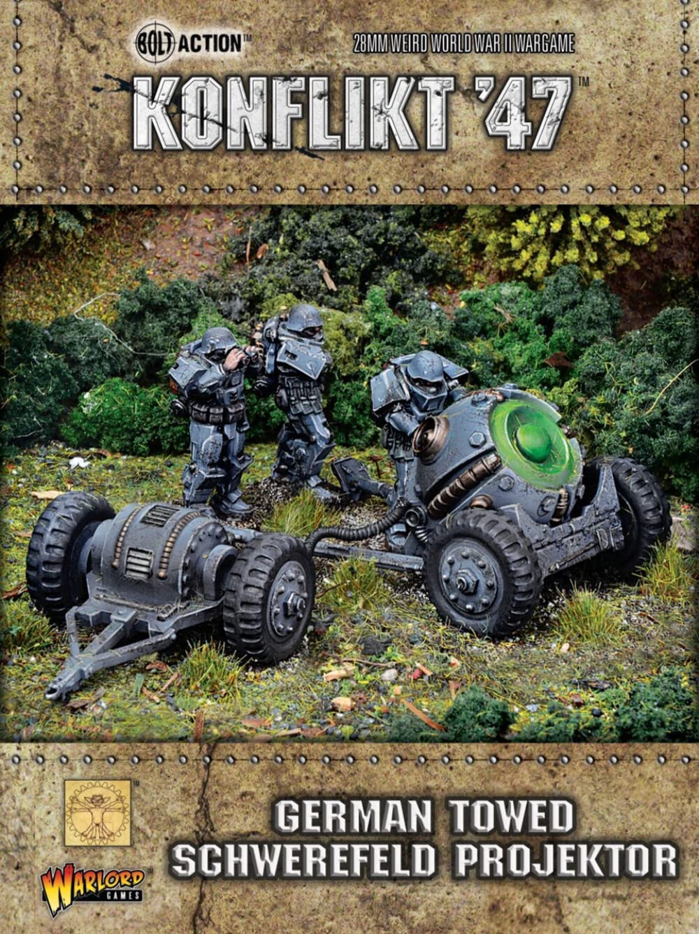 Konflikt'47 Warlord Games,, German Towed Schwerefeld Projektor