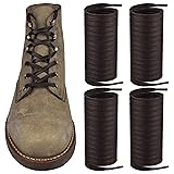 Endoto 2 Pairs Waxed Shoe laces for Wolverine 1000