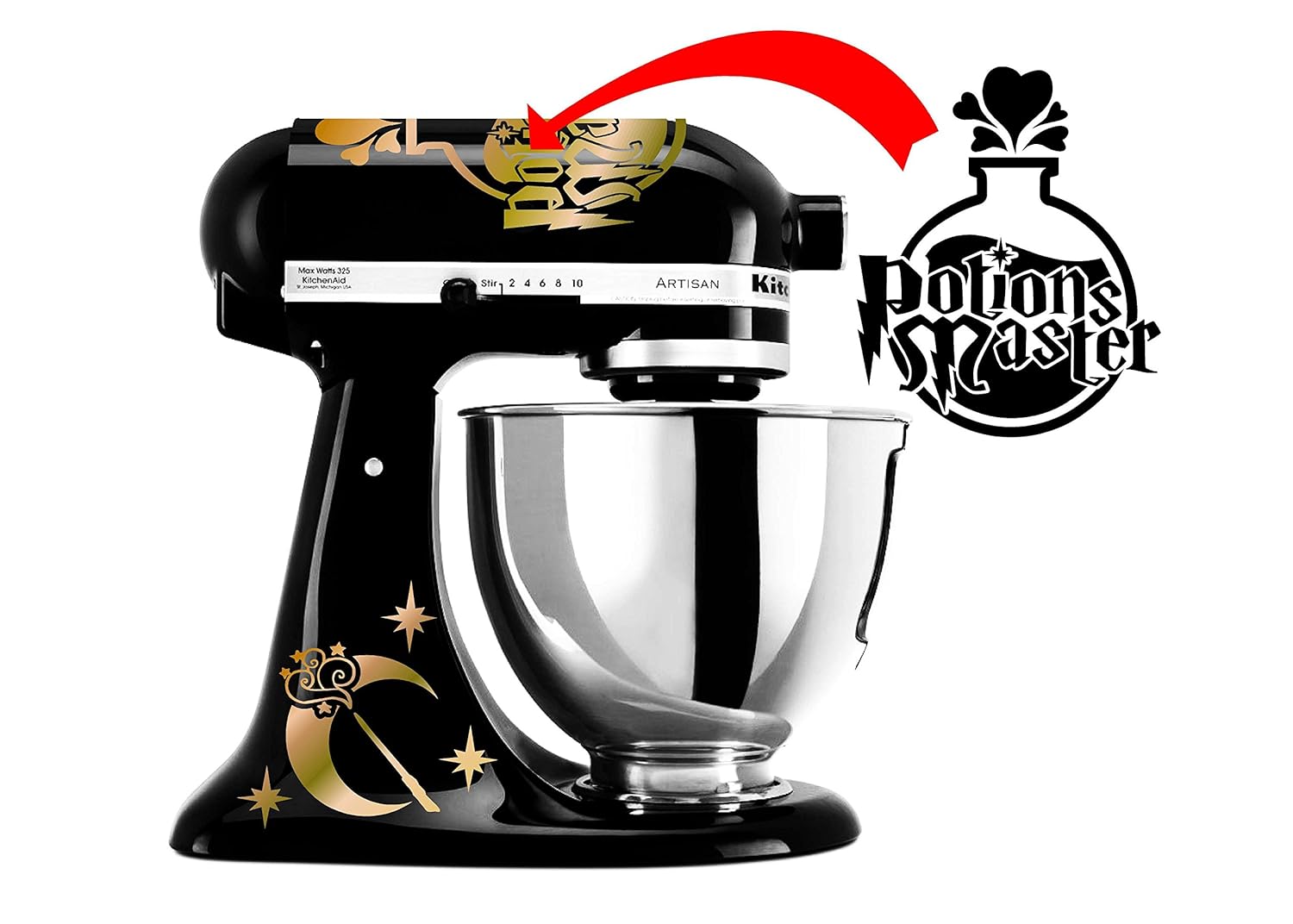Potions Master 2 Mixer Decal Set (Gold)