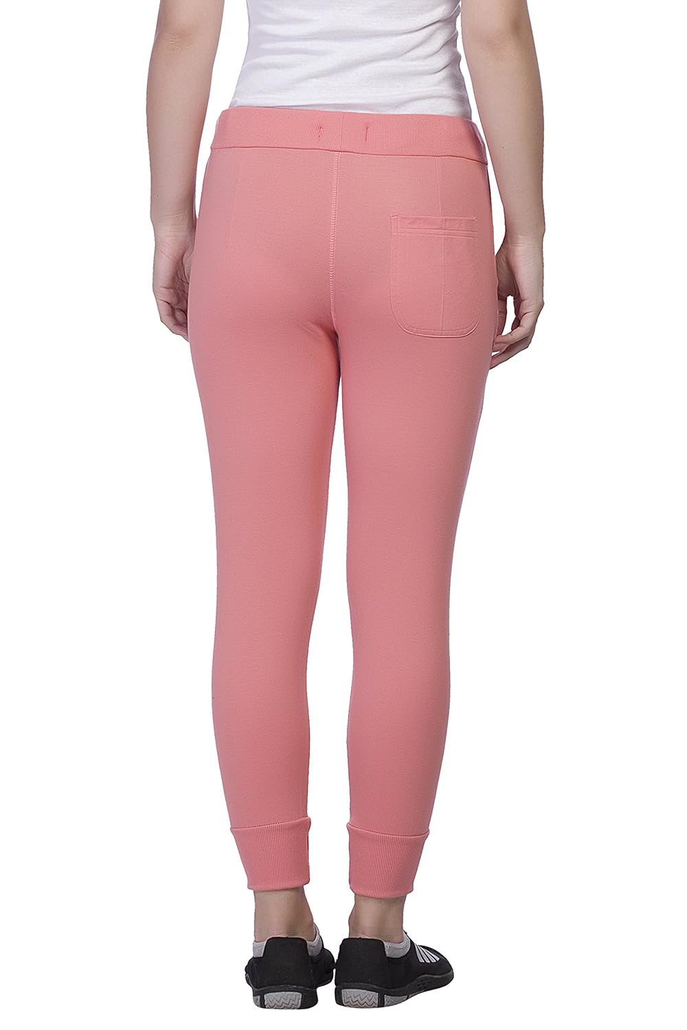 alan jones solid sports women's joggers track pants