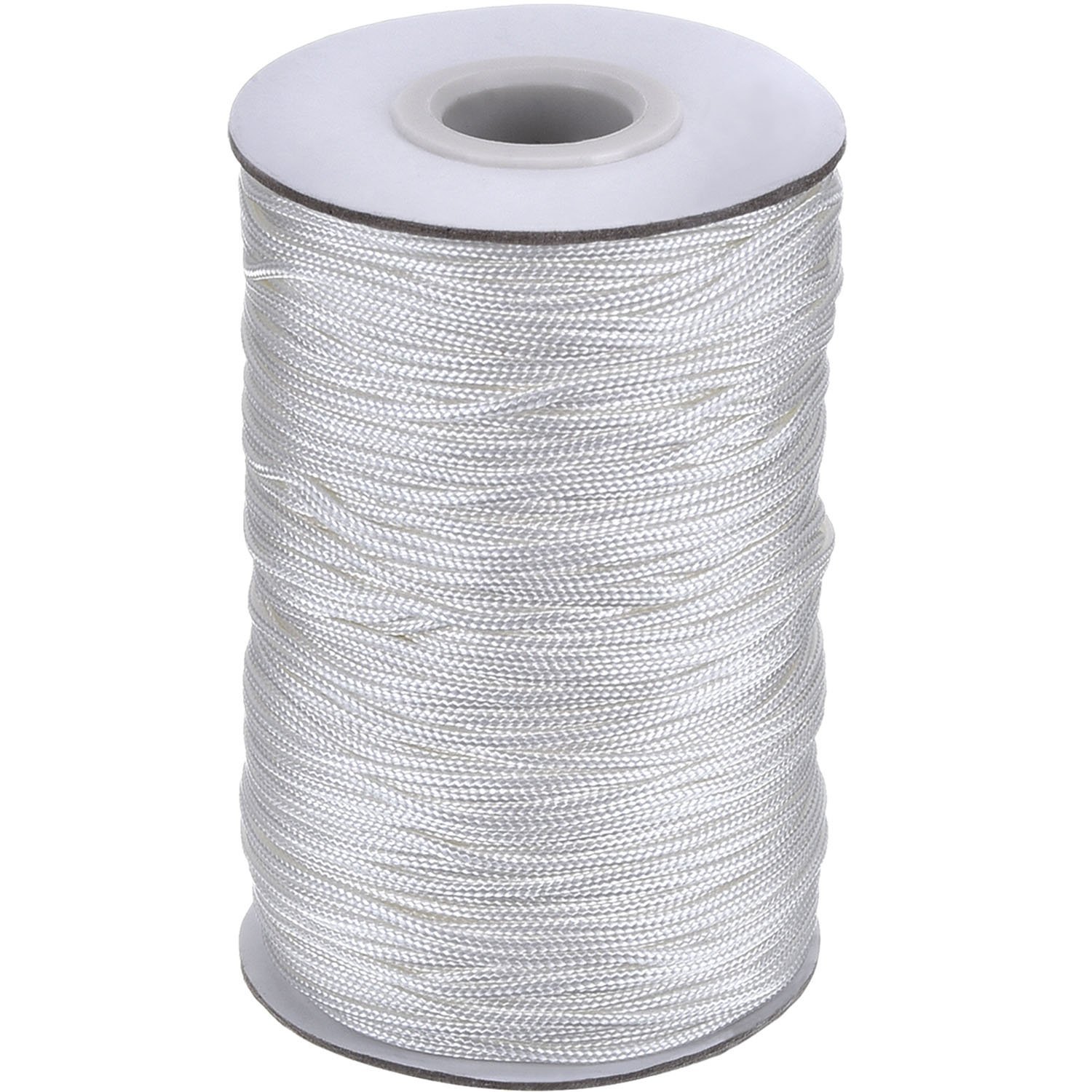 109 Yards/Roll White Braided Lift Shade Cord for Aluminum Blind Shade, Gardening Plant and Crafts (1.5 mm) by XUTONG