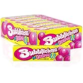 Bubblicious Original Bubble Chewing Gum, 18 Packs of 5 Pieces (90 Total) | Individually Wrapped Bubblegum, Bulk Pack, Great for Kids &amp; Adults