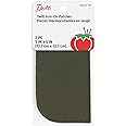 Dritz 55240-19T Patches, Iron-On, Twill, Olive, 5 x 5-Inch (2-Count)