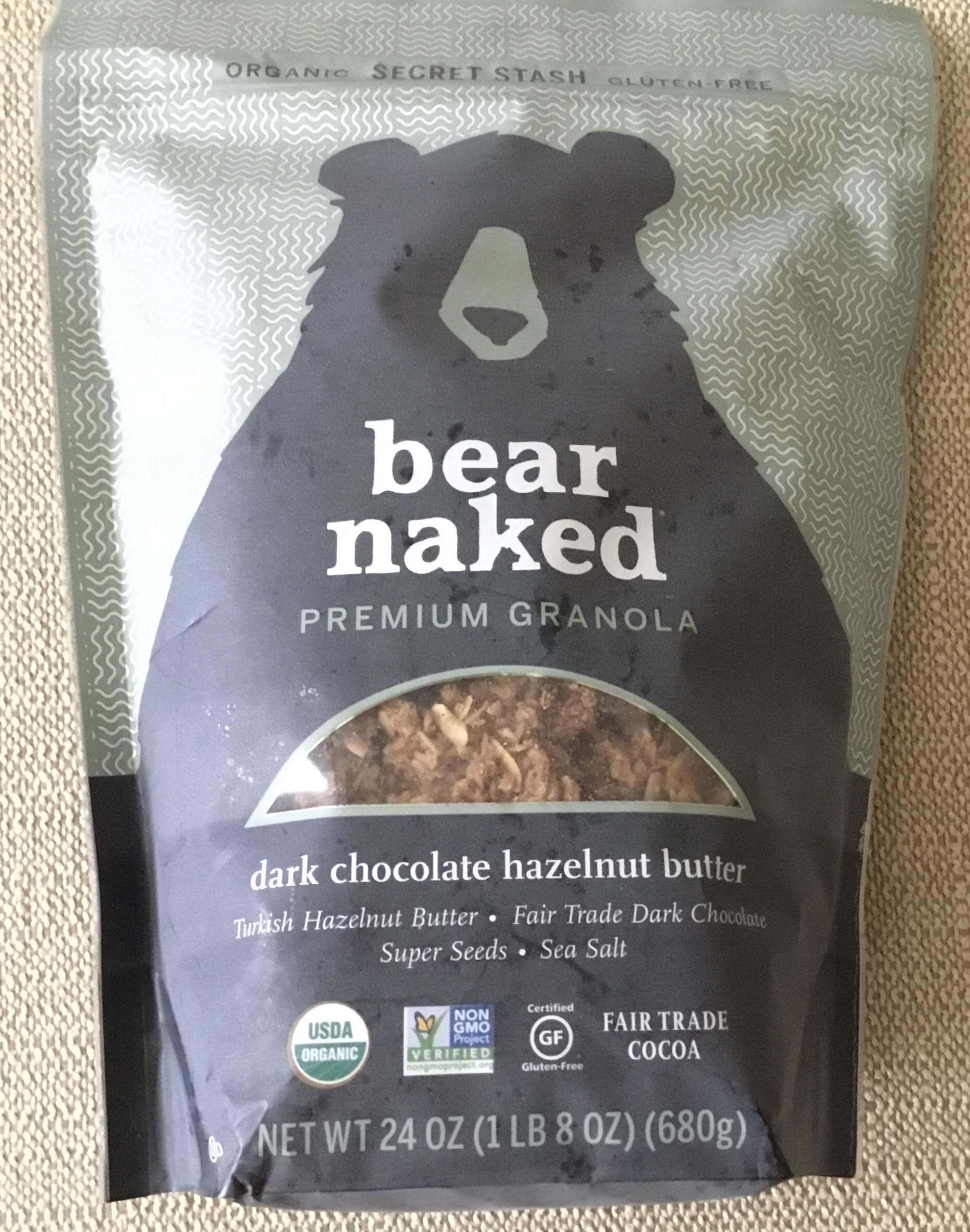 Bear Naked Premium Granola Dark Chocolate Butter 24 oz.