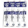Uni-ball Signo RT1 Gel Ballpoint Pen Blue Black Ink Refills, 0.38mm, Set of 4 (Japan import) [Komainu-Dou Original Package]