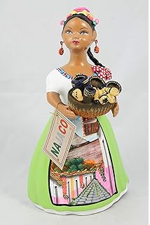 muñecas gordas de ceramica