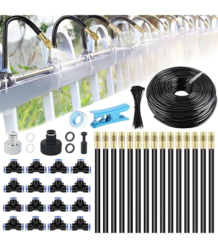 Atomizing Watering System Quibbay 360° Adjustable Drip Irrigation Kit ...