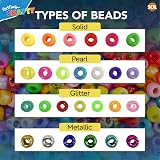 SOL 500pcs Pony Beads for Jewellery Hair Braids 6x9mm Assorted Colours view 7