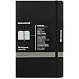 Moleskine PRO Notebook, Soft Cover, Large (5" x 8.25") Professional Project Planning, Black
