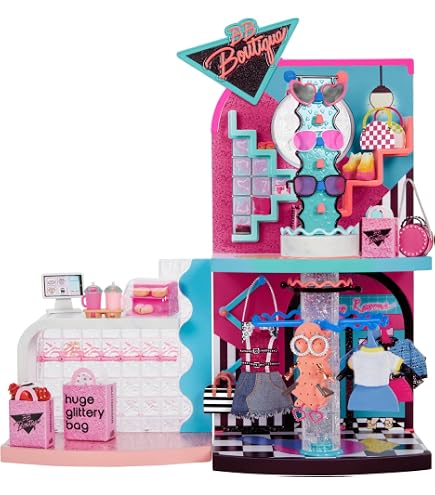 L.O.L. Surprise! OMG - Juego de comedor para llevar con más de 45 sorpresas, muñeca de moda exclusiva de Miss Sundae con características de cambio de color, incluyendo accesorios, juguete de