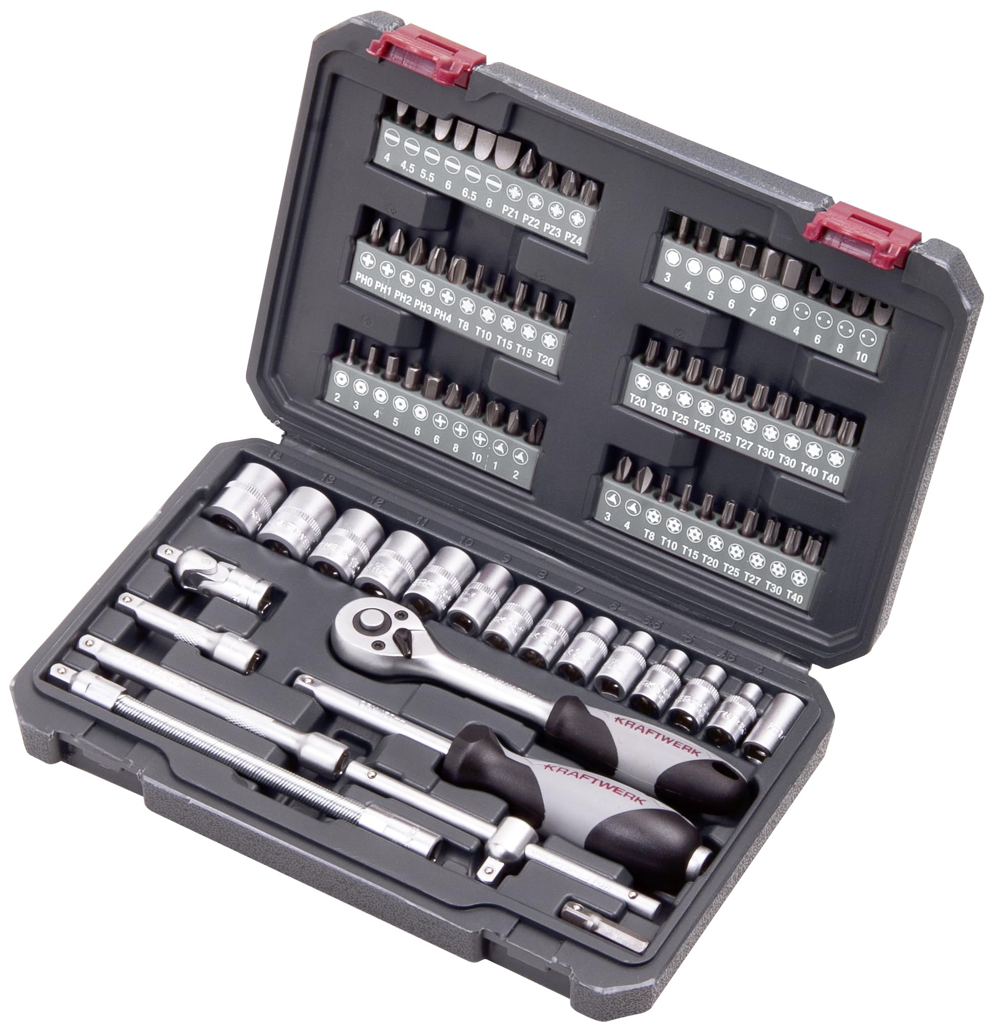Kraftwerk 204.101.001 Socket Spanner Set 1/4 Inch