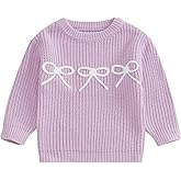 JLKGICF Toddler Baby Girl Strawberry Sweater Big Sis Letter Embroidery Knit Sweaters Crewneck Sweatshirt Fall Winter Clothes
