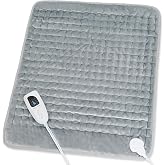 Heating Pad,Electric Heating Pads,Heating Pad for Back,Gray,24x20 Inch | Heating Pads for Shoulder,Neck,Abdomen,Knee,Arms,Legs,Heat Pad for Birthday Father Mother Gift Women Men,6 Heat Settings