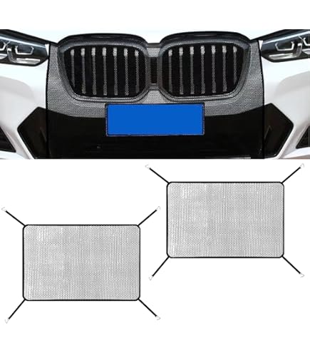 2 PCS Car Grille Net, Dustproof Front Grill Engine Jamaica