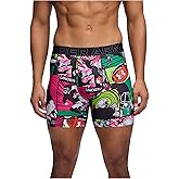 Under Armour mens Performance Tech Mesh Print Singles, 6" Inseam Boxer Brief