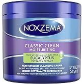 Noxzema Facial Cleanser, Moisturizing Cleansing Cream, 12 Ounce (Pack of 6)