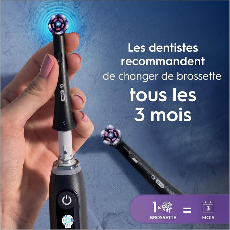 Brossettes de Rechange Radiant White, lot de 8, Noires
