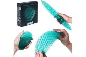 Morf Fidget Worm Toy - Flexible 3D Sensory Slug Figgy Toy for Kids, Teens, and Adults – Stretchy, Quiet, Stress and Anxiety Relief, Focus - For Play, School, Work Gifts, Great For Classroom and Office