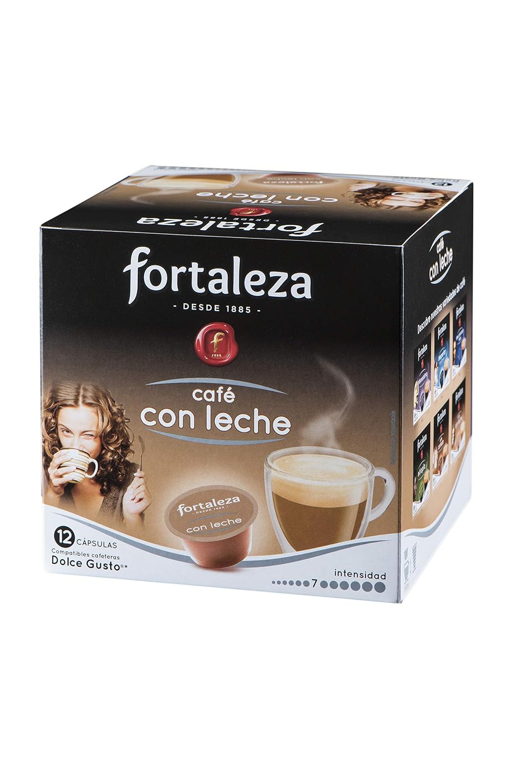 Capsulas dolce gusto cafe con leche sin lactosa Las