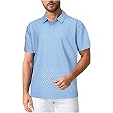 Ambertree Mens Golf Polo Shirts Dry Fit Moisture Wicking Stretchy Breathable Wrinkle-Free Collared Shirt for Sports & Casual