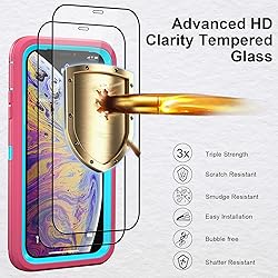 Case for iPhone Xs Max Case with 2 Screen
