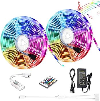 litake led strip lights wifi wireless smart phone app controlled light strip kit 32 8ft 300 leds 5050 waterproof ip65 led lights working with