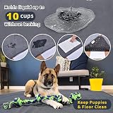 PICK FOR LIFE Dog Pee Pad Washable Extra Large 92x182 cm 2 Pack Non-Slip Grey view 2