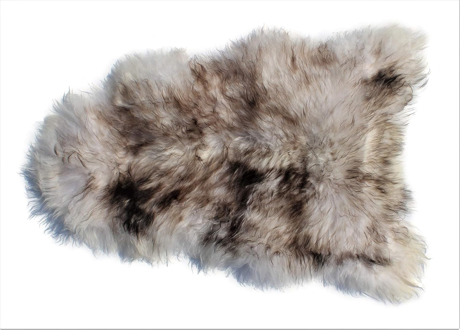 Genuine Icelandic Sheepskin Rug Throw (Shade of Grey): Kitchen & Dining
