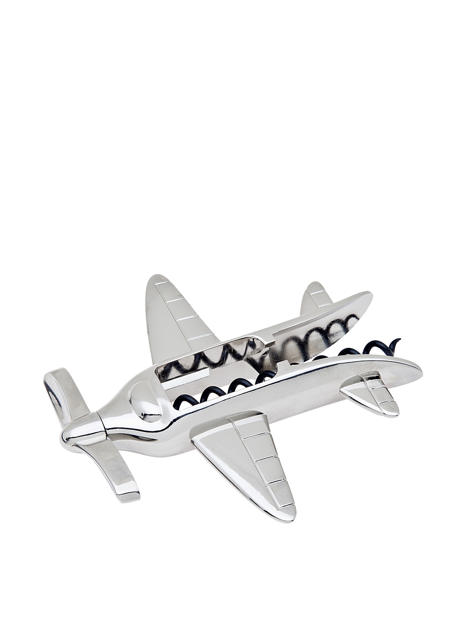 GODINGER Silver Art Airplane Self Pull Cork Screw,5.25L X 1.00W X 5.25H
