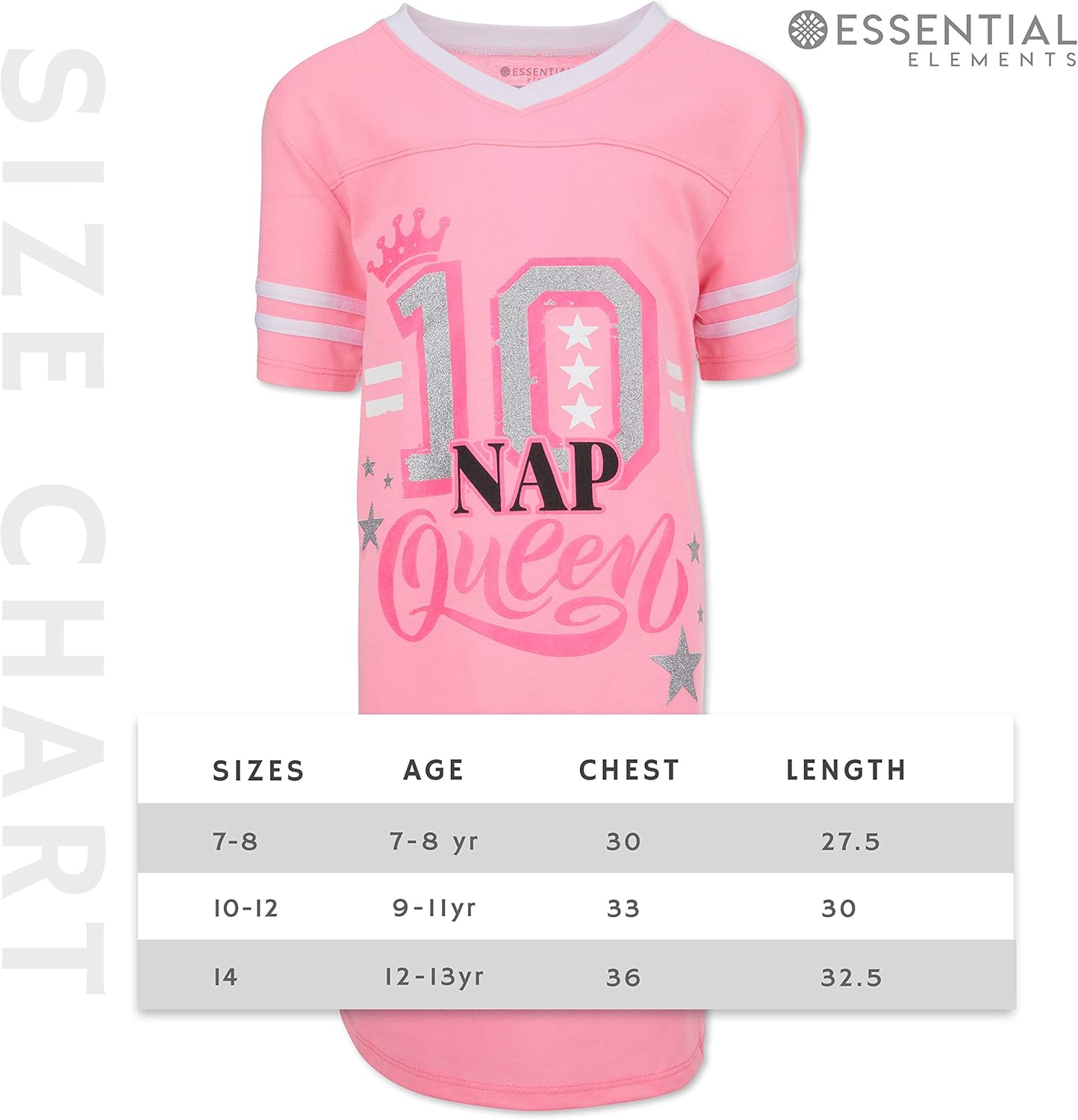 3 Pack: Girls Colorful Printed Nightgown Sleep Shirt Sleepwear Pajama Dress (14, Short Sleeve / Set D): Clothing