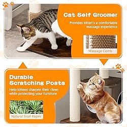 Tangkula Tall Cat Tree, 71-Inch Cat Tower with