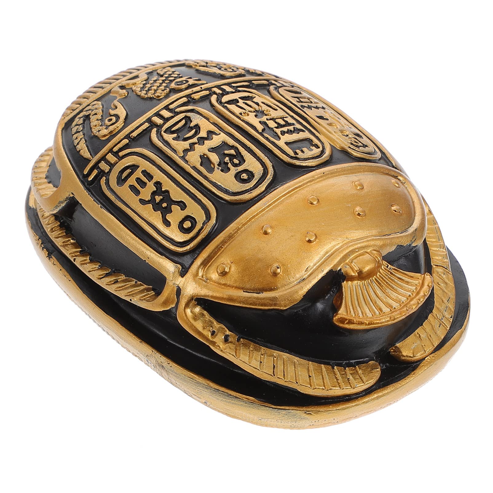 BESPORTBLE Egyptian Scarab Beetle Ancient Egypt Scarab Figurine Desktop Ornament Collectible Figurine Home Decoration for Car Office