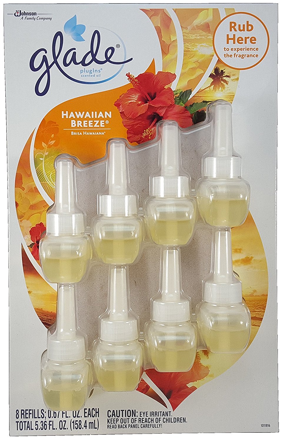 Photo 1 of Glade Plugins Hawaiian Breeze .67 Oz 8 Pack Refills