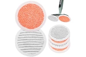 6 Pack Steam Mop Replacement Pads Compatible with Shark Steam Mop S7000 S7201 S8001 S8201, Reusable & Washable Stem Mop Pad f