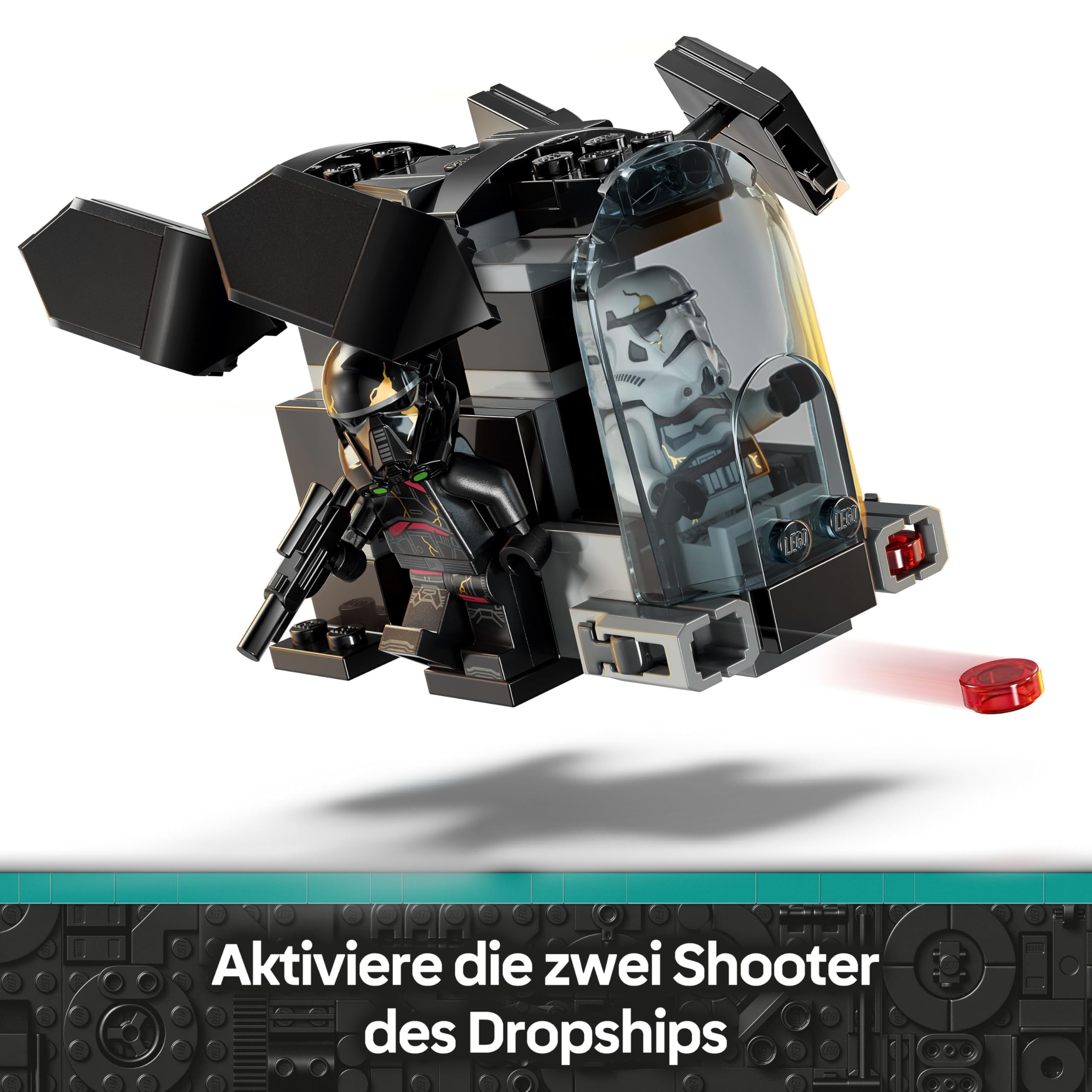 LEGO Star Wars 75412 Todestruppler & Nachttruppler Battle Pack - Bauspielzeug mit Dropship und 4 Mini-Figuren mit Blastern - Sammlergeschenk für Jungen ab 6 Jahren und Ahsoka-Fans 3